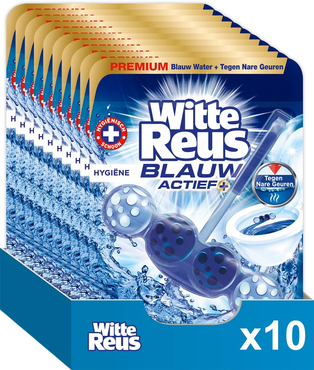 Witte Reus Blauw Actief Toiletblok - Hygiene - WC Blokjes Voordeelverpakking - 10 Stuks Witte Reus Blauw Actief Toiletblok - Hygiene - WC Blokjes Voordeelverpakking - 10 Stuks -Bol Schoonmaak Winkel 1019x1200 4