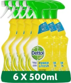 Dettol - Power & Fresh - Allesreinger Spray - Citrus - 6 X 500 Ml 4 Dettol - Power & Fresh - Allesreinger Spray - Citrus - 6 X 500 Ml -Bol Schoonmaak Winkel 1021x1200 1
