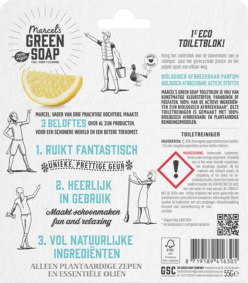 Marcel's Green Soap Toiletblok Geranium & Citroen - 55 gram Marcel's Green Soap Toiletblok Geranium & Citroen - 55 Gram -Bol Schoonmaak Winkel 1051x1200 4