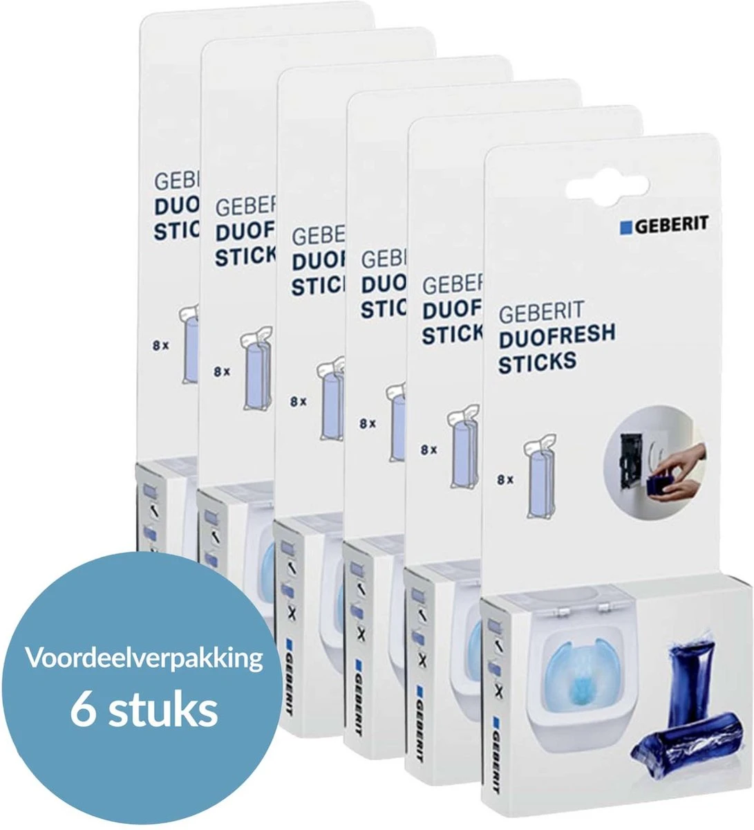 Geberit DuoFresh Sticks - 48 stuks - Voordeelverpakking - Toilet/WC Blokjes Inbouwreservoir Geberit DuoFresh Sticks - 48 Stuks - Voordeelverpakking - Toilet/WC Blokjes Inbouwreservoir -Bol Schoonmaak Winkel 1091x1200 2