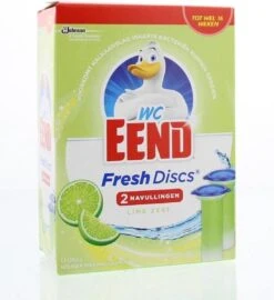 WC Eend Fresh Discs Navul Duo Lime 72 Ml 8 WC Eend Fresh Discs Navul Duo Lime 72 Ml -Bol Schoonmaak Winkel 1096x1200