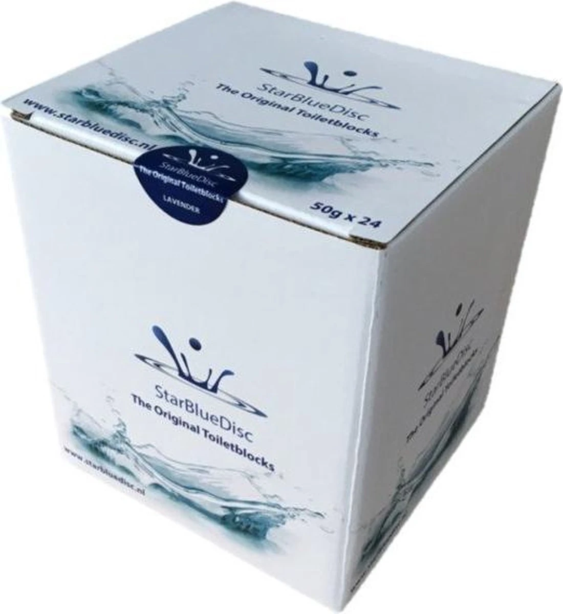 Starbluedisc toiletblok jaarverpakking a 24 stuks blauw Starbluedisc Toiletblok Jaarverpakking A 24 Stuks Blauw -Bol Schoonmaak Winkel