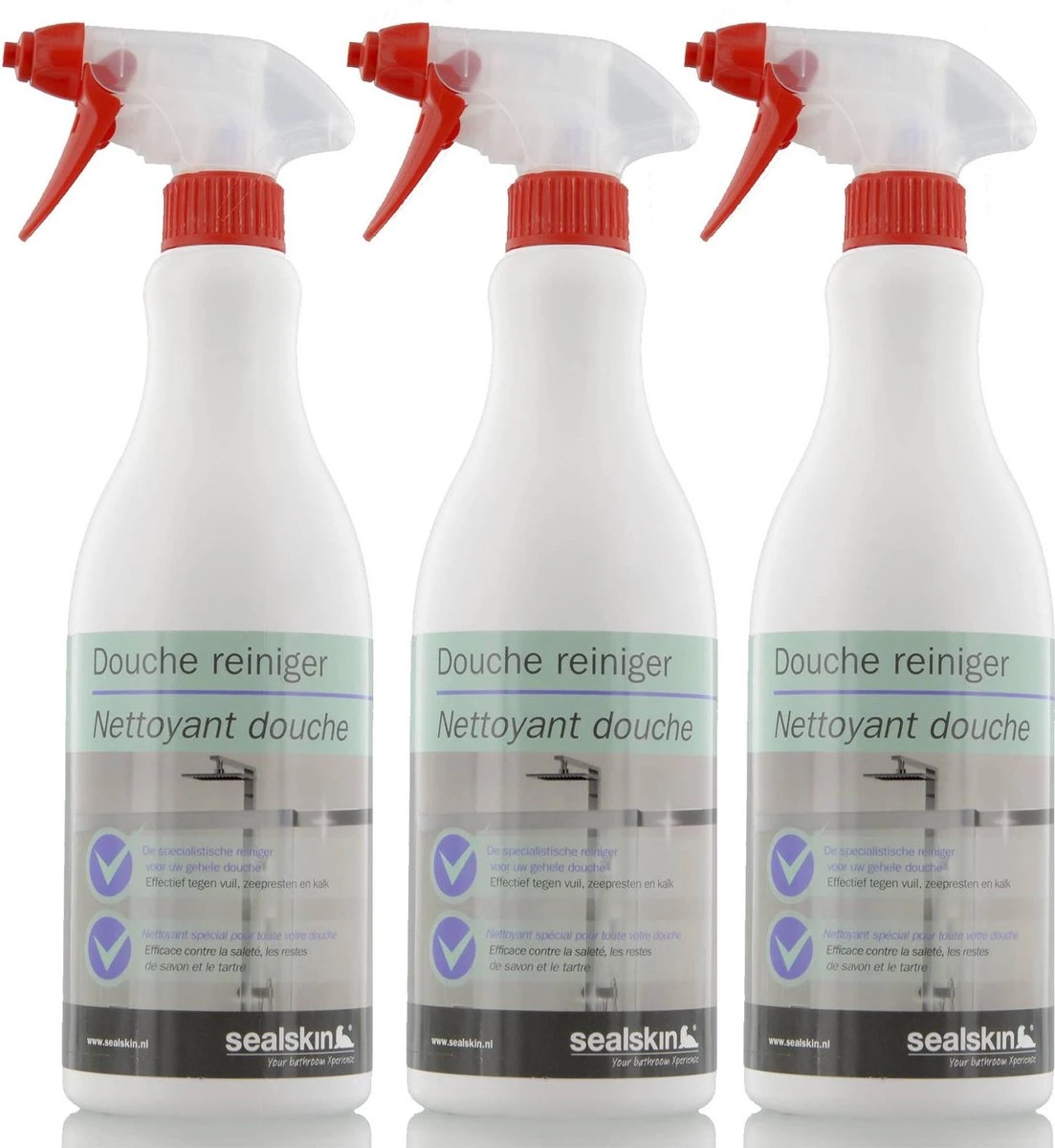Sealskin Douchereiniger Voordeelverpakking 3 stuks Sealskin Douchereiniger Voordeelverpakking 3 Stuks -Bol Schoonmaak Winkel