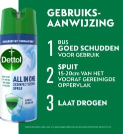 Dettol All In One Disinfectant Spray Linen - 400ml -Bol Schoonmaak Winkel 1108x1200