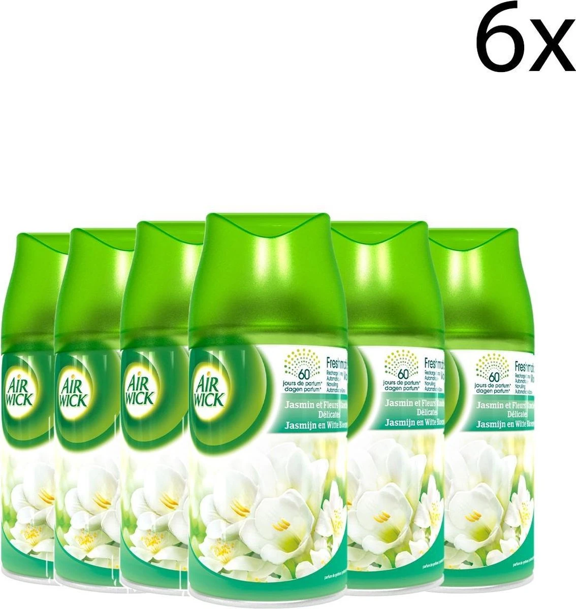Air Wick Luchtverfrisser navulling Freshmatic Jasmijn & Witte Bloemen 6 x 250 ml Air Wick Luchtverfrisser Navulling Freshmatic Jasmijn & Witte Bloemen 6 X 250 Ml -Bol Schoonmaak Winkel 1134x1200 2