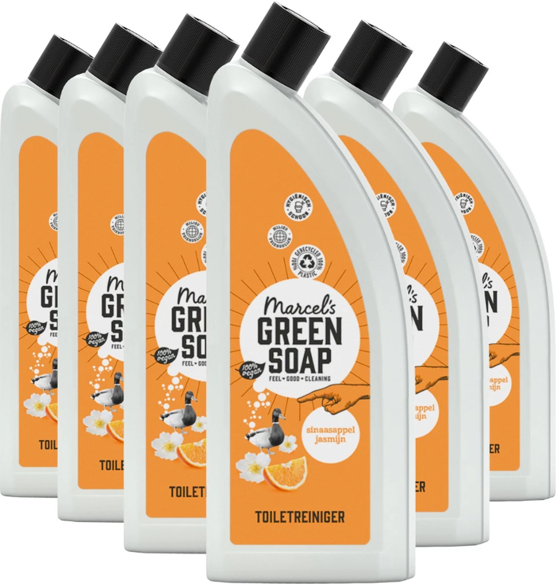Marcel's Green Soap Toiletreiniger Sinaasappel & Jasmijn - 6 x 750 ml Marcel's Green Soap Toiletreiniger Sinaasappel & Jasmijn - 6 X 750 Ml -Bol Schoonmaak Winkel 1142x1200 3