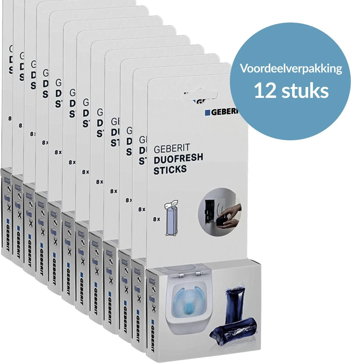 Geberit DuoFresh Sticks - 96 stuks - Voordeelverpakking - Toilet/WC Blokjes Inbouwreservoir Geberit DuoFresh Sticks - 96 Stuks - Voordeelverpakking - Toilet/WC Blokjes Inbouwreservoir -Bol Schoonmaak Winkel