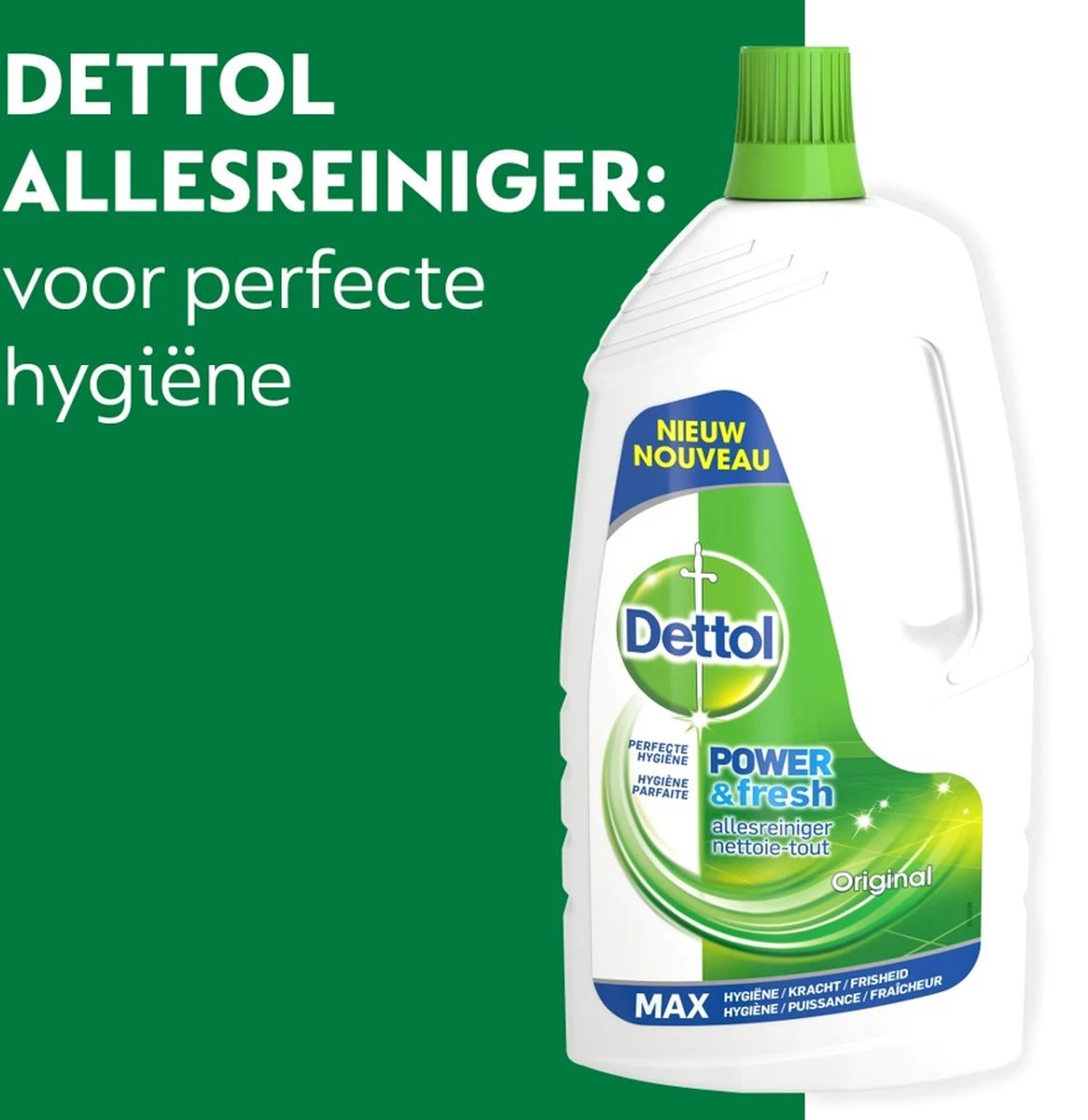 Dettol Allesreiniger Power & Fresh - Original - 1.5 L Dettol Allesreiniger Power & Fresh - Original - 1.5 L -Bol Schoonmaak Winkel