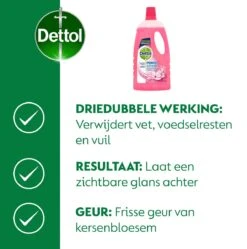 Dettol - Power & Fresh - Allesreiniger - Kersenbloesem - 8 X 1 Liter 6 Dettol - Power & Fresh - Allesreiniger - Kersenbloesem - 8 X 1 Liter -Bol Schoonmaak Winkel 1189x1200