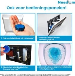 Needum ® Toiletblokjes Voor Inbouwreservoirs – WC-blokjes – Toiletblokken In Een Voordeelverpakking – 30 Stuks 9 Needum ® Toiletblokjes Voor Inbouwreservoirs – WC-blokjes – Toiletblokken In Een Voordeelverpakking – 30 Stuks -Bol Schoonmaak Winkel 1190x1200 8