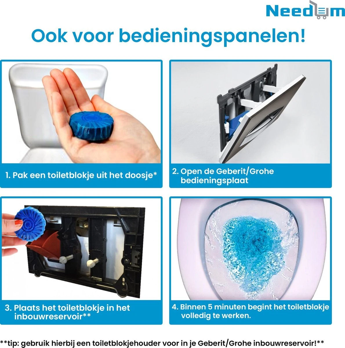 Needum ® Toiletblokjes voor inbouwreservoirs – WC-blokjes – Toiletblokken in een voordeelverpakking – 30 stuks Needum ® Toiletblokjes Voor Inbouwreservoirs – WC-blokjes – Toiletblokken In Een Voordeelverpakking – 30 Stuks -Bol Schoonmaak Winkel 1190x1200 8