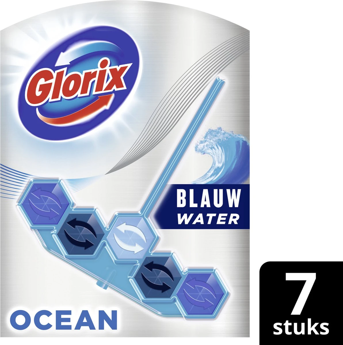 Glorix Power 5+ Ocean Toiletblokken - 7 stuks - Voordeelverpakking Glorix Power 5+ Ocean Toiletblokken - 7 Stuks - Voordeelverpakking -Bol Schoonmaak Winkel 1192x1200 3