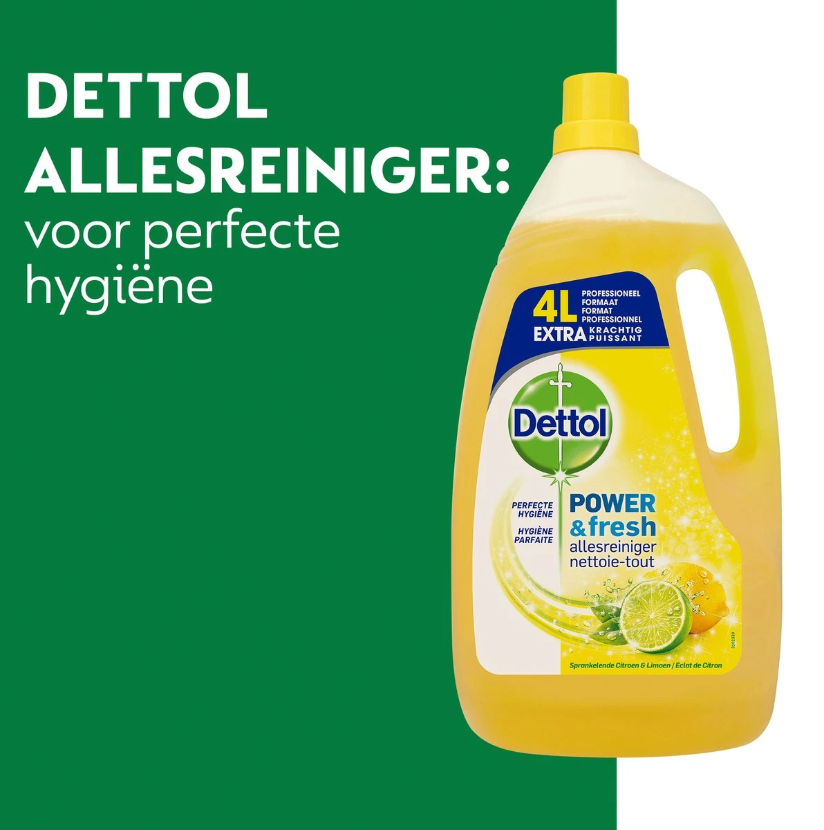 Dettol - Power & Fresh - Allesreiniger - Citrus - 3 x 4 Liter Dettol - Power & Fresh - Allesreiniger - Citrus - 3 X 4 Liter -Bol Schoonmaak Winkel