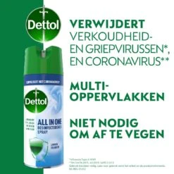 Dettol All In One Disinfectant Spray Linen - 400ml -Bol Schoonmaak Winkel 1199x1200 2