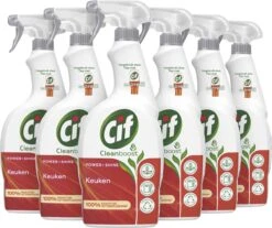 Cif CleanBoost Power & Shine Keuken Spray - 6 X 750 Ml - Voordeelverpakking -Bol Schoonmaak Winkel 1200x1008