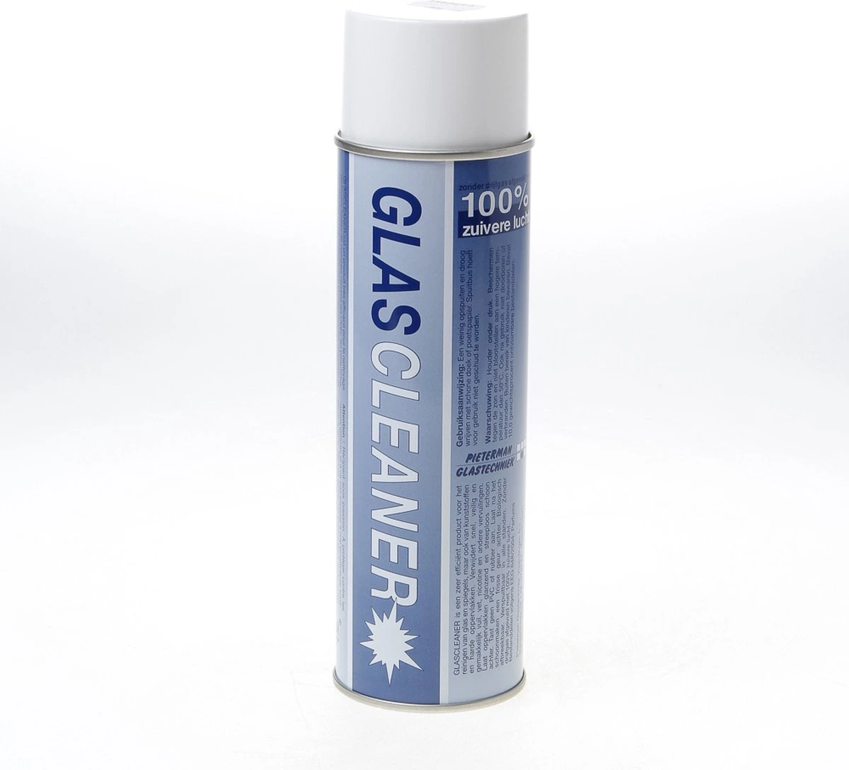 Pieterman - Glascleaner - glasreiniger - 100% zuivere lucht Pieterman - Glascleaner - Glasreiniger - 100% Zuivere Lucht -Bol Schoonmaak Winkel
