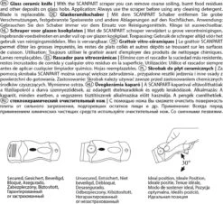 Scanpart Kookplaat Schraper - Schraapijzer - Radeermes - Voor Alle Glazen Kookplaten - Zoals Keramische Inductie En Halogeen Kookplaten - Kunststof - Vervangbaar Mesje - Krasvrij -Bol Schoonmaak Winkel 1200x1097