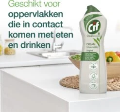 Cif CleanBoost Cream Original Schuurmiddel - 8 X 750 Ml - Voordeelverpakking -Bol Schoonmaak Winkel 1200x1118 2