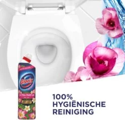 Glorix WC Powergel Toiletreiniger Pink Flower - 6 X 750 Ml - Voordeelverpakking -Bol Schoonmaak Winkel 1200x1147 3