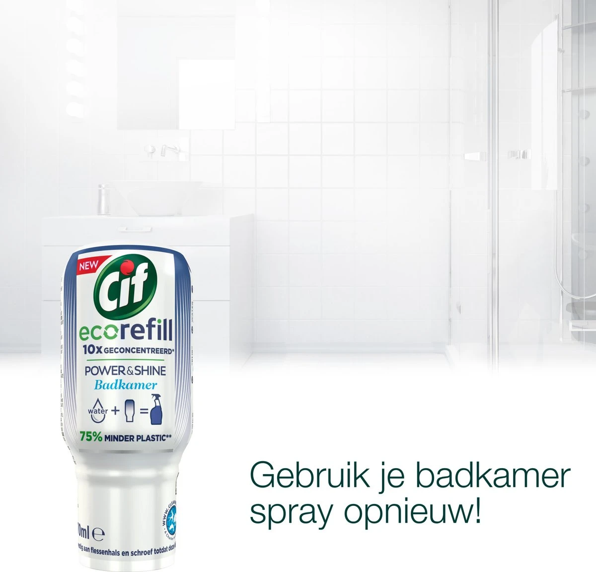Cif Power & Shine Badkamer Ecorefill Capsule - 10 x 70 ml - Voordeelverpakking Cif Power & Shine Badkamer Ecorefill Capsule - 10 X 70 Ml - Voordeelverpakking -Bol Schoonmaak Winkel 1200x1151 1