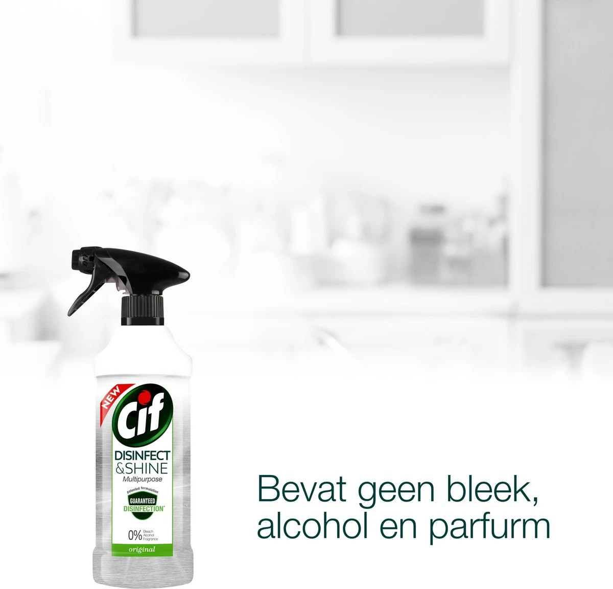 Cif Disinfect & Shine Original Desinfectie Spray - 6 x 500 ml - Voordeelverpakking Cif Disinfect & Shine Original Desinfectie Spray - 6 X 500 Ml - Voordeelverpakking -Bol Schoonmaak Winkel