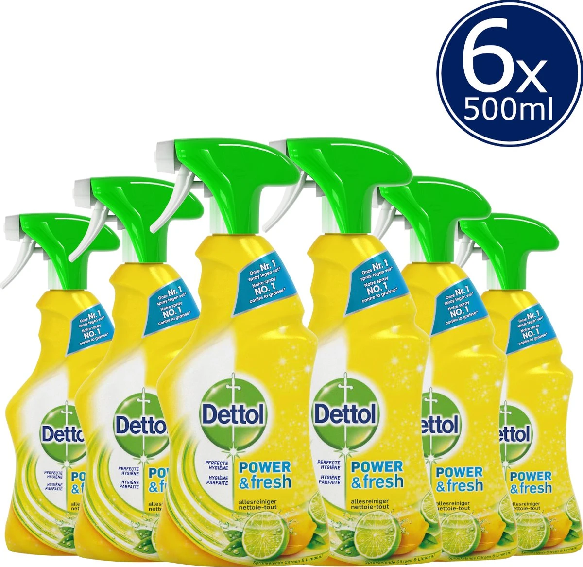 Dettol - Power & Fresh - Allesreinger Spray - Citrus - 6 x 500 ml Dettol - Power & Fresh - Allesreinger Spray - Citrus - 6 X 500 Ml -Bol Schoonmaak Winkel 1200x1167 1
