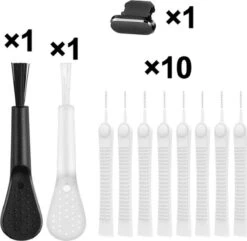 Merkloos Complete Schoonmaak Set Laadpoort Stofverwijderaar Geschikt Voor Apple Iphone Pro En Airpods - Dust Cover Cleaning Kit – Oplaadpoort Schoonmaken – Stofkapje Anti Stof Plug Schoonmaakset Tips -Bol Schoonmaak Winkel 1200x1171