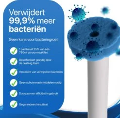 RevoBrush 28x Ocean Breeze Foaming Pads Navulling - WC Borstel Met Houder Vrijstaand -Bol Schoonmaak Winkel 1200x1184 1
