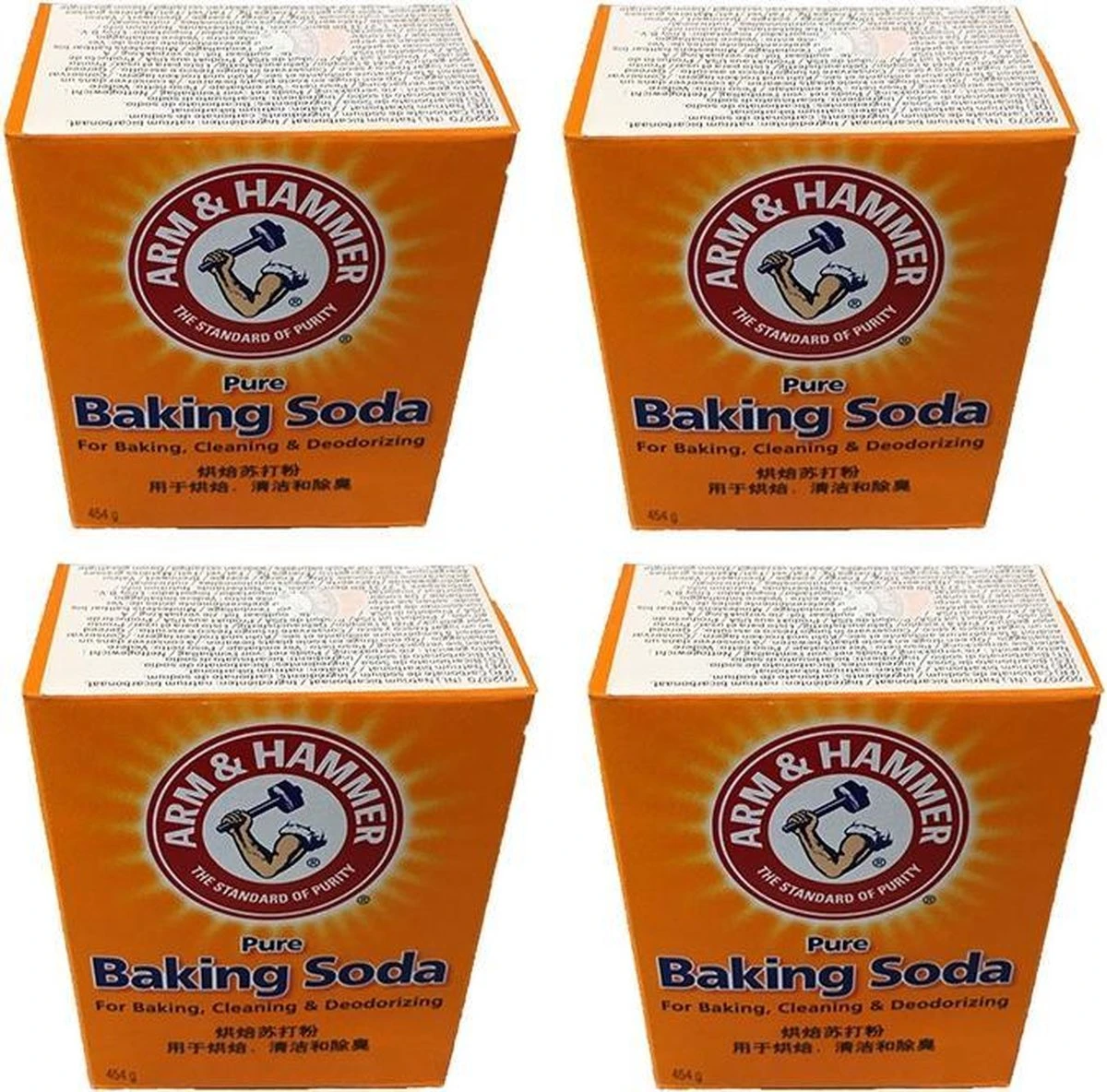 Baking Soda, ARM & HAMMER, 454 gram, 4 stuks Baking Soda, ARM & HAMMER, 454 Gram, 4 Stuks -Bol Schoonmaak Winkel 1200x1184 2