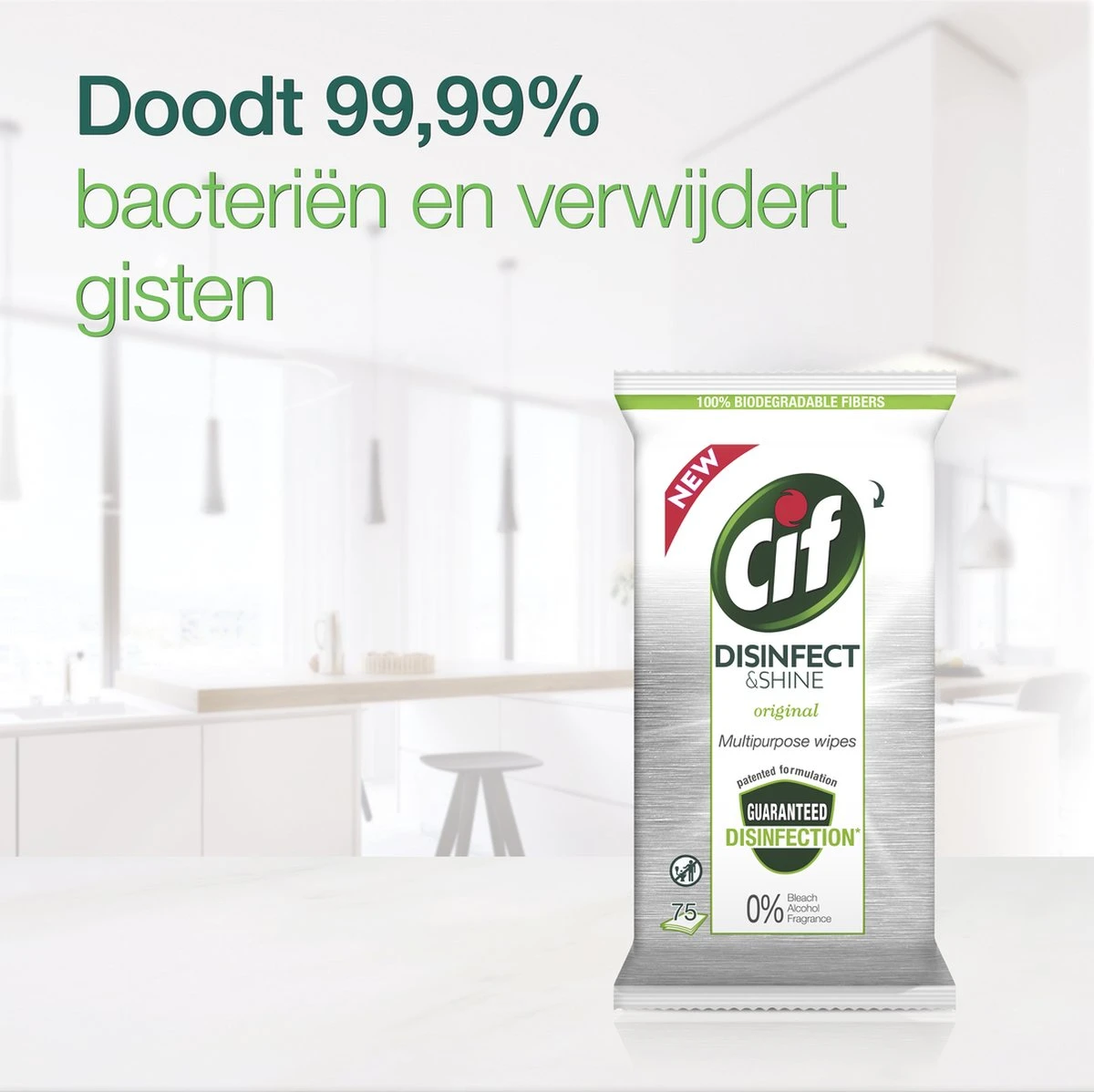 Cif Disinfect & Shine Wipes doden 99,99% van de bacteriën Original desinfecterende schoonmaakdoekjes, van 100% biologisch afbreekbaar textiel 5 x 75 doekjes Cif Disinfect & Shine Wipes Doden 99,99% Van De Bacteriën Original Desinfecterende Schoonmaakdoekjes, Van 100% Biologisch Afbreekbaar Textiel 5 X 75 Doekjes -Bol Schoonmaak Winkel 1200x1198 1