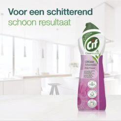 Cif CleanBoost Cream Pink Schuurmiddel - 8 X 750 Ml - Voordeelverpakking -Bol Schoonmaak Winkel 1200x1199 3
