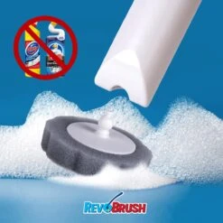RevoBrush 28x Crystal Clean Foaming Pads Navulling - WC Borstel Met Houder Vrijstaand -Bol Schoonmaak Winkel 1200x1200 32