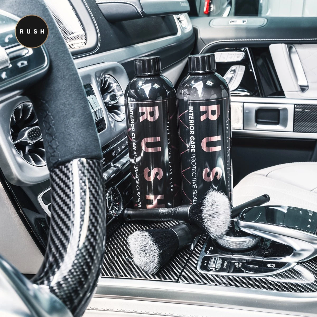 RUSH Bekleding Reiniger - Interieur Reiniger - Auto wassen - Schoonmaken - Auto accessories - Interior Clean 750ml RUSH Bekleding Reiniger - Interieur Reiniger - Auto Wassen - Schoonmaken - Auto Accessories - Interior Clean 750ml -Bol Schoonmaak Winkel 1200x1200 439