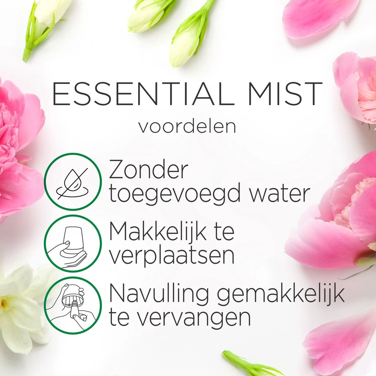 Air Wick Essential Mist Automatische Luchtverfrisser - Verfrissende Pioen en Jasmijn - 3 Navullingen Air Wick Essential Mist Automatische Luchtverfrisser - Verfrissende Pioen En Jasmijn - 3 Navullingen -Bol Schoonmaak Winkel 1200x1200 486