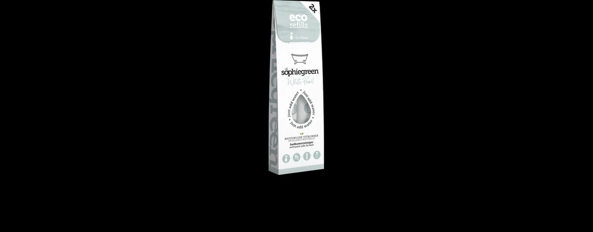 SophieGreen White Pearl Badkamerreiniger 3x2 navullingen (=6x750 ml) SophieGreen White Pearl Badkamerreiniger 3x2 Navullingen (=6x750 Ml) -Bol Schoonmaak Winkel