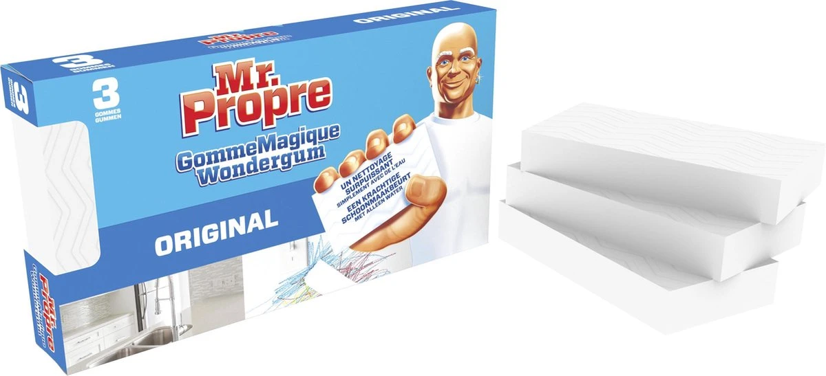 Mr Propre Magic Eraser Wondergum Mr Propre Magic Eraser Wondergum -Bol Schoonmaak Winkel