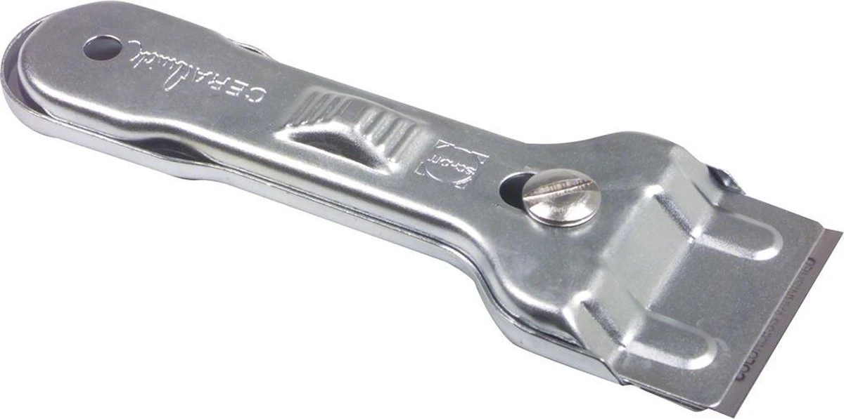 Schraper - Glasschraper - keramische kookplaat Merkloos Schraper - Glasschraper - Keramische Kookplaat -Bol Schoonmaak Winkel