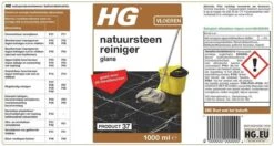 HG Natuursteenreiniger Glans (product 37) - 1L - Voor Regelmatig Gebruik Van Marmer En Kalkhoudend Natuursteen 4 HG Natuursteenreiniger Glans (product 37) - 1L - Voor Regelmatig Gebruik Van Marmer En Kalkhoudend Natuursteen -Bol Schoonmaak Winkel 1200x642