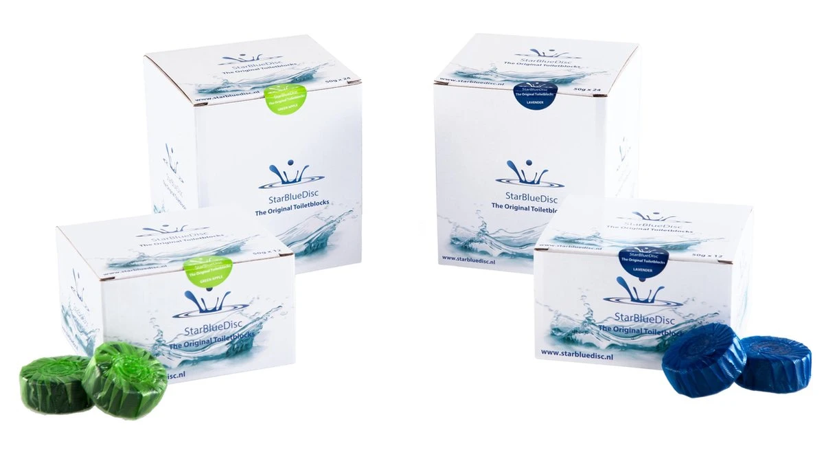Starbluedisc toiletblok jaarverpakking a 24 stuks blauw Starbluedisc Toiletblok Jaarverpakking A 24 Stuks Blauw -Bol Schoonmaak Winkel 1200x655 1