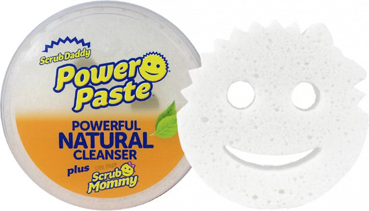 The Orginal Scrub Daddy Power Paste Schoonmaakmiddel Incl. Original Scrub Mommy Wit The Orginal Scrub Daddy Power Paste Schoonmaakmiddel Incl. Original Scrub Mommy Wit -Bol Schoonmaak Winkel