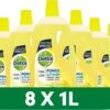 Dettol - Power & Fresh - Allesreiniger - Citrus - 8 X 1 Liter -Bol Schoonmaak Winkel 1200x726 2