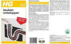 HG Keukenontstopper - 1L - De NR1 Ontstopper - Biologisch Afbreekbaar 4 HG Keukenontstopper - 1L - De NR1 Ontstopper - Biologisch Afbreekbaar -Bol Schoonmaak Winkel 1200x741