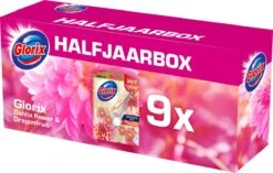 Glorix Aroma Lux Dahlia Flower & Dragonfruit - 9 Toiletblokken - Halfjaarbox - Voordeelverpakking 4 Glorix Aroma Lux Dahlia Flower & Dragonfruit - 9 Toiletblokken - Halfjaarbox - Voordeelverpakking -Bol Schoonmaak Winkel 1200x761