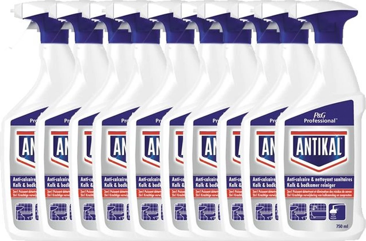 Antikal Kalkreiniger - Badkamerreiniger - 10x 750ml Antikal Kalkreiniger - Badkamerreiniger - 10x 750ml -Bol Schoonmaak Winkel 1200x791 1