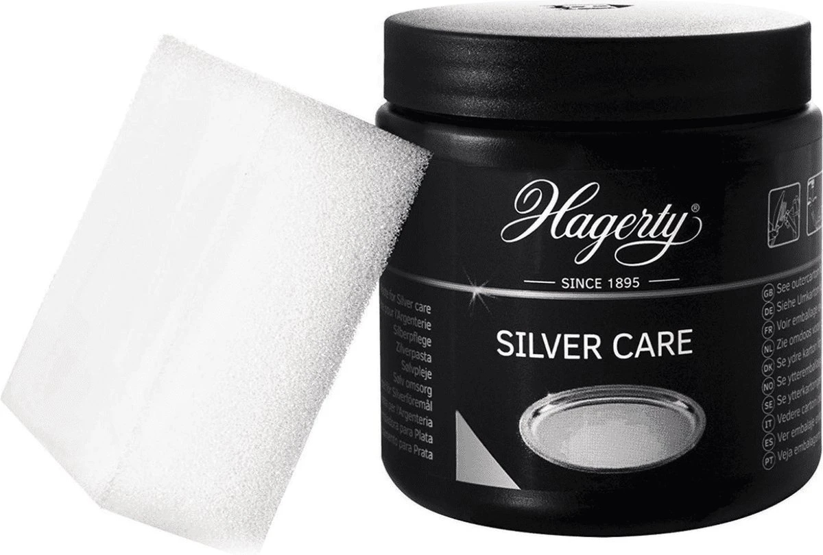 Hagerty Silver Care - pasta voor zilverreiniging 185 gr Hagerty Silver Care - Pasta Voor Zilverreiniging 185 Gr -Bol Schoonmaak Winkel