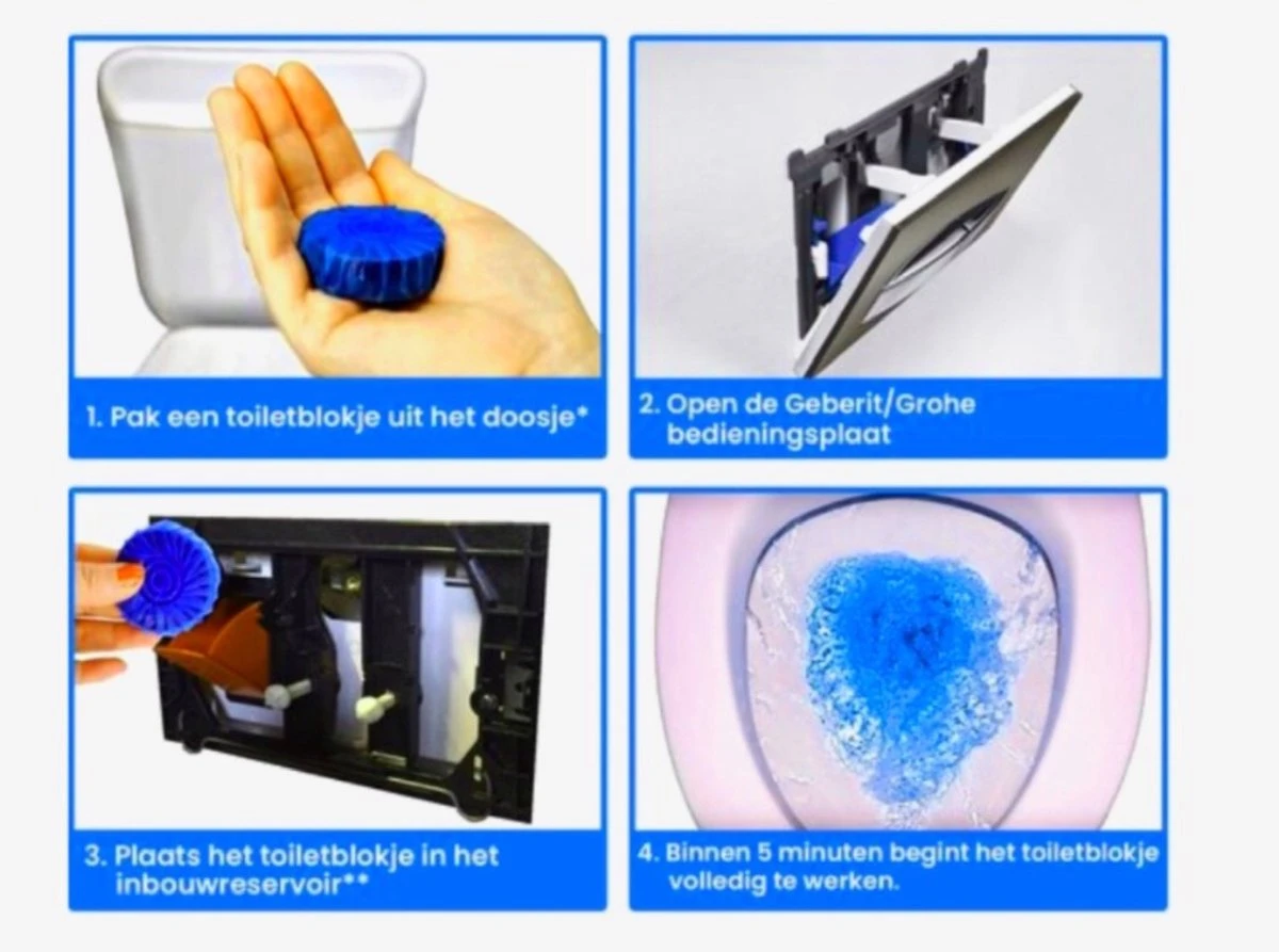 DONGOODS® Toiletblokjes voor inbouwreservoirs – WC-blokjes – Toiletblokken in een voordeelverpakking – 12 stuks DONGOODS® Toiletblokjes Voor Inbouwreservoirs – WC-blokjes – Toiletblokken In Een Voordeelverpakking – 12 Stuks -Bol Schoonmaak Winkel