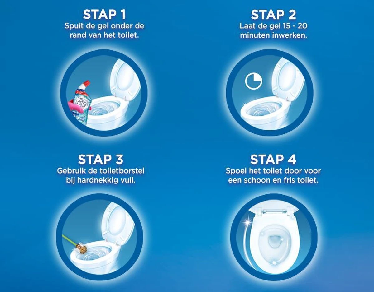 Witte Reus Toiletreiniger - Kracht Actief Gel Oceaan - Voordeelverpakking 10 x 700ml Witte Reus Toiletreiniger - Kracht Actief Gel Oceaan - Voordeelverpakking 10 X 700ml -Bol Schoonmaak Winkel 1200x939 1