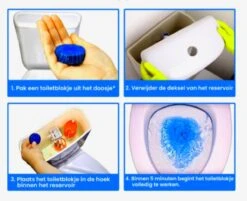 Merkloos Toiletblokjes Voor Inbouwreservoirs – WC-blokjes – Toiletblokken In Een Voordeelverpakking – 30 Stuks -Bol Schoonmaak Winkel 1200x976 2