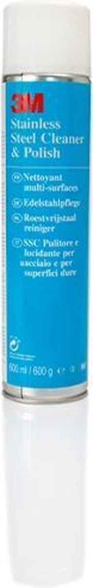 3M RVS Reiniger - 600 ml 3M RVS Reiniger - 600 Ml -Bol Schoonmaak Winkel