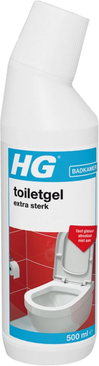 HG toiletgel extra sterk - 500ml - verwijdert de hardnekkigste aanslag - tast niet glazuur, roestvrijstaal en chroom niet aan - biologisch afbreekbaar HG Toiletgel Extra Sterk - 500ml - Verwijdert De Hardnekkigste Aanslag - Tast Niet Glazuur, Roestvrijstaal En Chroom Niet Aan - Biologisch Afbreekbaar -Bol Schoonmaak Winkel 325x1200 1